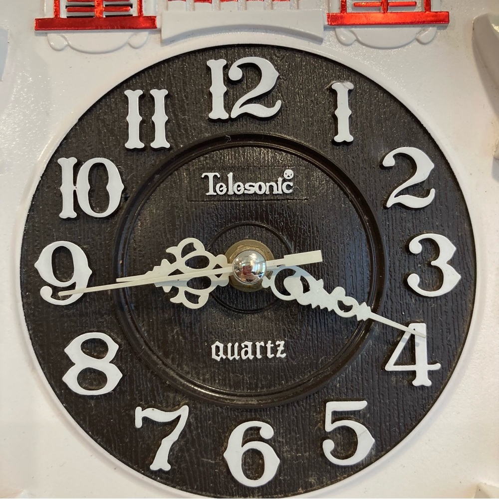 Vintage Plastic Telesonic Cuckoo Clock Broken! Black Forest - Picture 3 of 15